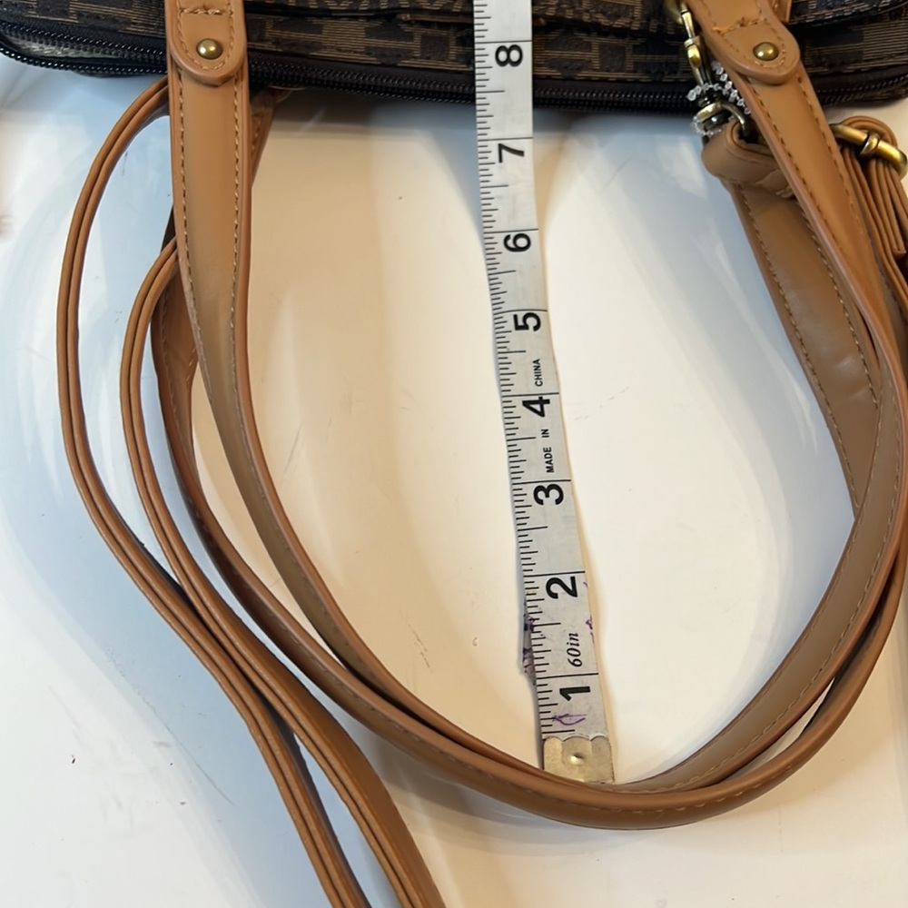 BROWN AND TAN HAND BAG - Picture 13 of 16